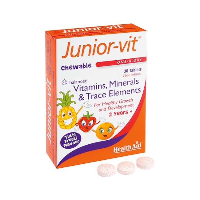 JUNIORVIT BLISTER 30 TAVOLETTE MASTICABILI JUNIORVIT BLISTER 30 TAVOLETTE MASTICABILI