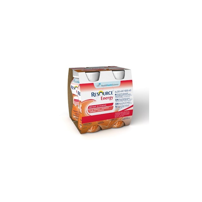 RESOURCE ENERGY ALBICOCCA 4 BOTTIGLIE 200 ML RESOURCE ENERGY ALBICOCCA 4 BOTTIGLIE 200 ML