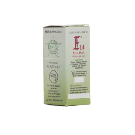 Elixir Spg E14 Melissa 10ml Elixir Spg E14 Melissa 10ml