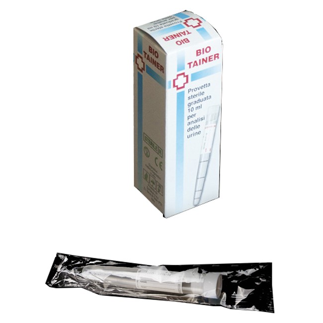 BIO TAINER PROVETTA STERILE PER URINA 10 ML BIO TAINER PROVETTA STERILE PER URINA 10 ML