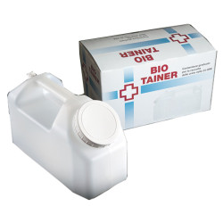 Tanica Graduata Bio Tainer Per Raccolta Di Urina Nelle 24 Ore 2500 Ml Con Tappino Di Prelievo E Manico 1 Pezzo