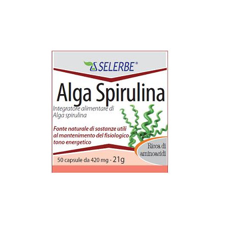 SPIRULINA ALGA ESTRATTO SECCO TITOLATO 50 CAPSULE