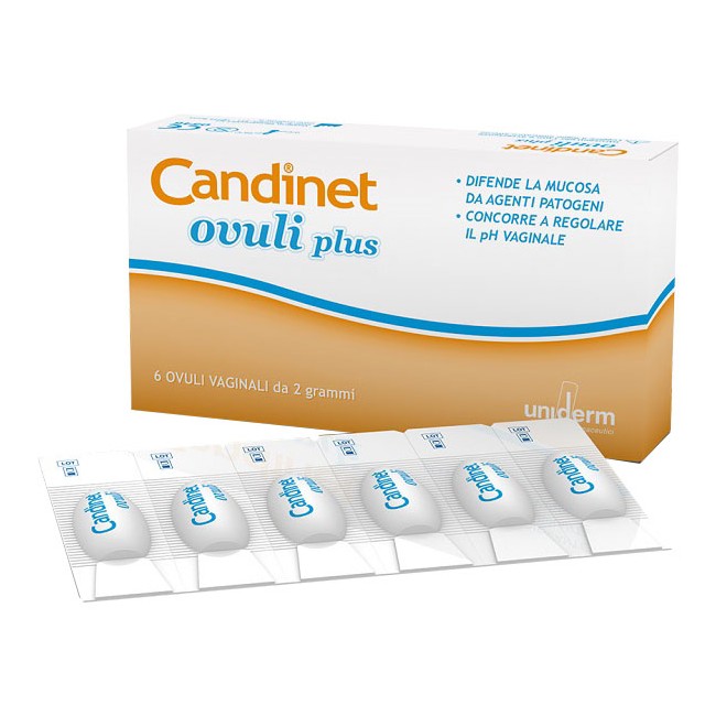 Uniderm Candinet Ovuli Vaginali Azione Acidificante E Riequilibrante Dell'Ecosistema Vaginale 6 Ovuli Uniderm Candinet Ovuli Vaginali Azione Acidificante E Riequilibrante Dell'Ecosistema Vaginale 6 Ovuli