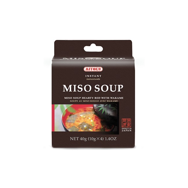 MITOKU ZUPPA DI MISO ISTANTANEA ALLE ALGHE 4 BUSTINE DA 10 G L'UNA MITOKU ZUPPA DI MISO ISTANTANEA ALLE ALGHE 4 BUSTINE DA 10 G L'UNA