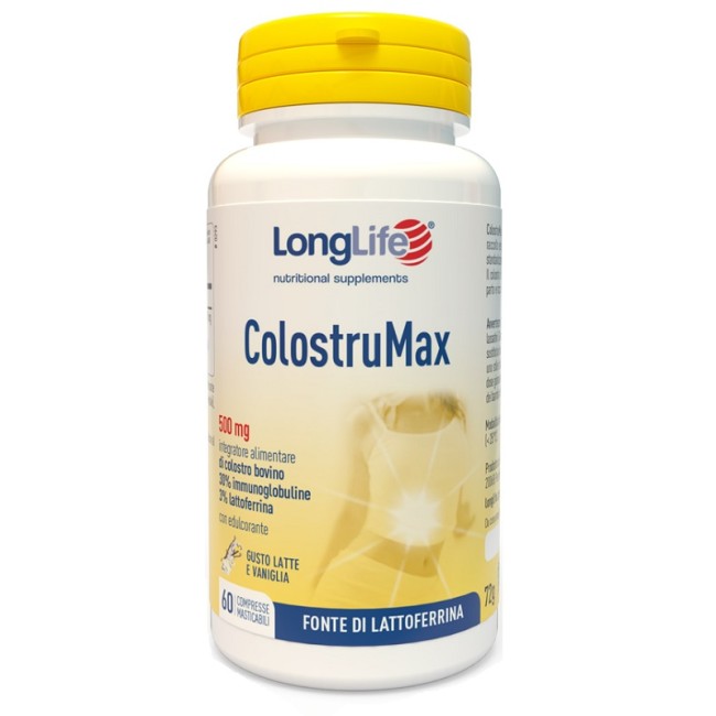 LONGLIFE COLOSTRUMAX 60 TAVOLETTE LONGLIFE COLOSTRUMAX 60 TAVOLETTE