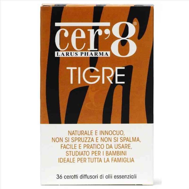 CER'8 TIGRE CUSCINETTO ADESIVO 36 PEZZI CER'8 TIGRE CUSCINETTO ADESIVO 36 PEZZI