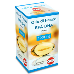 Confezione da 60 perle di Kos Olio Di Pesce, integratore per la salute del cuore.