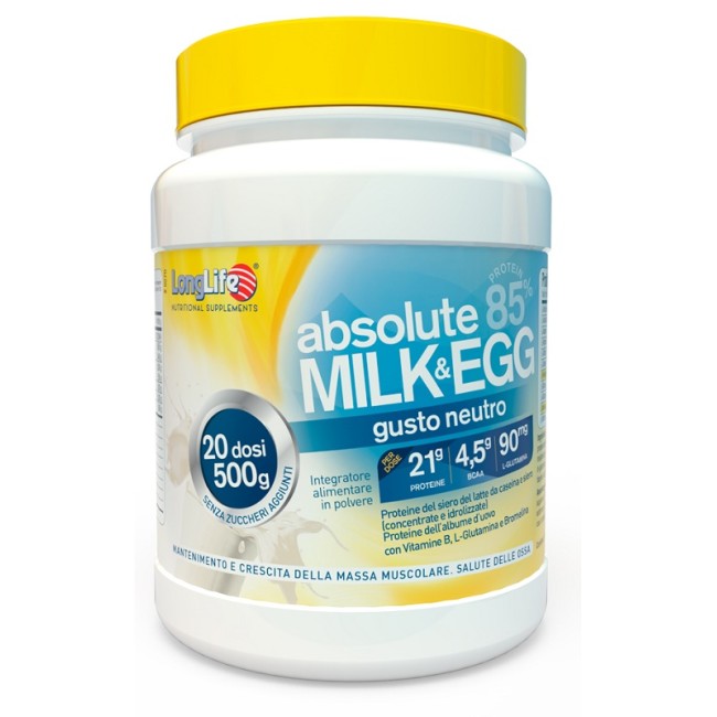 LONGLIFE ABSOLUTE MILK EGG 500 G LONGLIFE ABSOLUTE MILK EGG 500 G