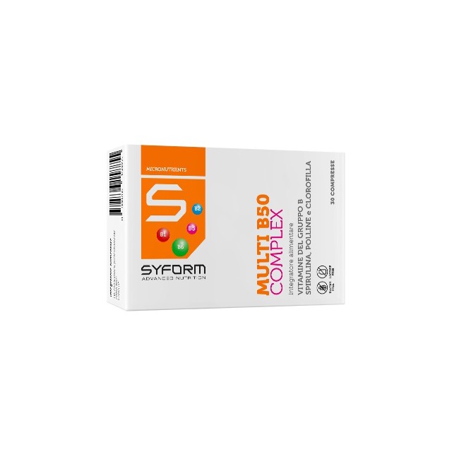 MULTI B50 COMPLEX 30 COMPRESSE DA 1200 MG MULTI B50 COMPLEX 30 COMPRESSE DA 1200 MG