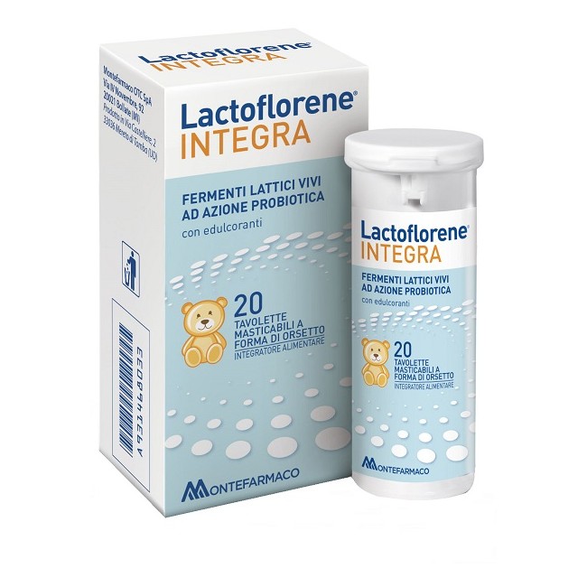 Lactoflorene Integra Integratore Alimentare 20 Tavolette Masticabili Lactoflorene Integra Integratore Alimentare 20 Tavolette Masticabili