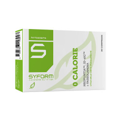 Confezione da 30 compresse di 0 Calorie Integratore Dimagrante Per Diete Ipocaloriche.