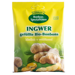 Bonbons Zenzero Bio 100 G 18 Caramelle Ripiene