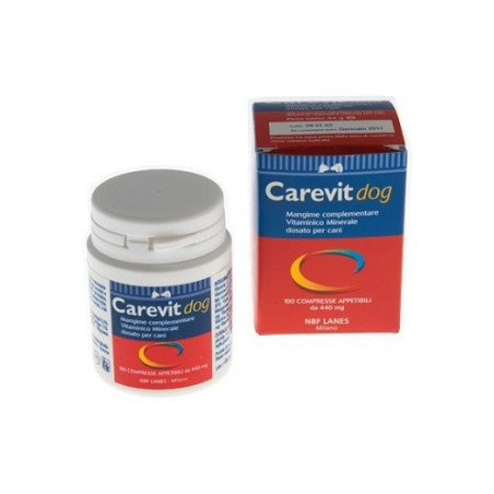 CAREVIT DOG FLACONE 100 COMPRESSE APPETIBILI