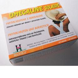 Confezione da 60 capsule di Sangalli Omegaline Solaire, integratore per la salute della pelle.