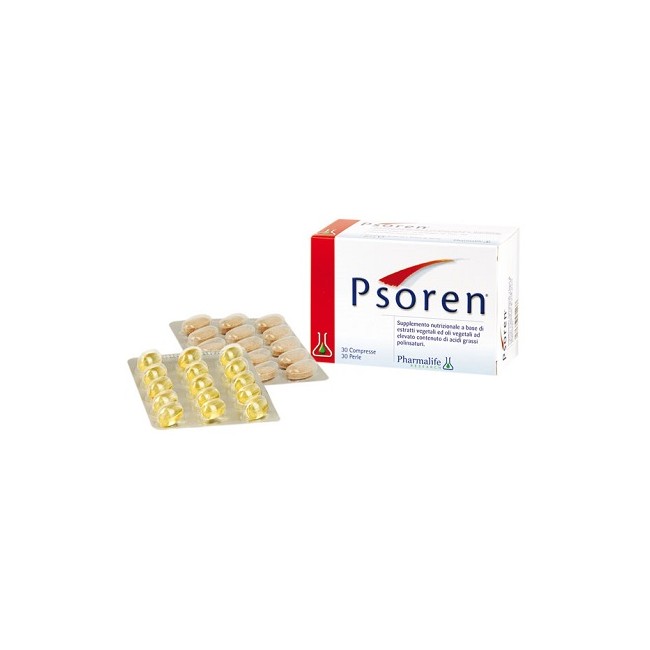 PSOREN 30 COMPRESSE+ 30 PERLE 46,5 G PSOREN 30 COMPRESSE+ 30 PERLE 46,5 G