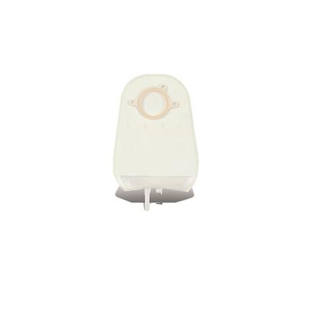 SACCA UROSTOMIA DUE PEZZI CON RUBINETTO A GOMITO SISTEMA 2S URO 32MM