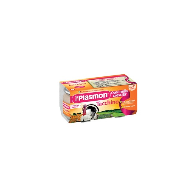 PLASMON OMOGENEIZZATO TACCHINO 80 G X 2 PEZZI PLASMON OMOGENEIZZATO TACCHINO 80 G X 2 PEZZI