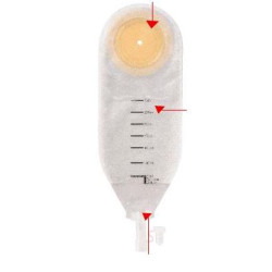 SACCA PER DRENAGGIO DELLE FERITE STERILE COLOPLAST CAPACITA' MIDI 300ML 10 PEZZI ARTICOLO 2215