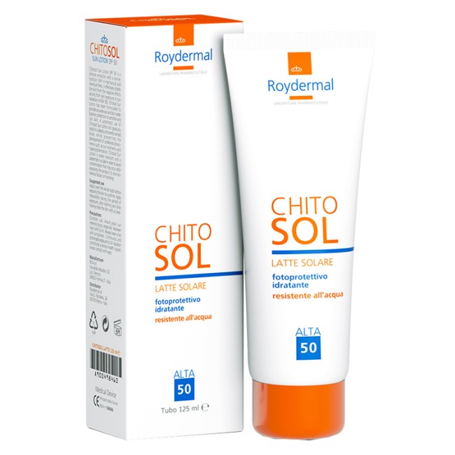 CHITOSOL LATTE SOLARE FP 50 TUBO 125 ML CHITOSOL LATTE SOLARE FP 50 TUBO 125 ML