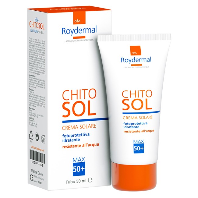 CHITOSOL CREMA SOLARE FP 50+ TUBO 50 ML CHITOSOL CREMA SOLARE FP 50+ TUBO 50 ML