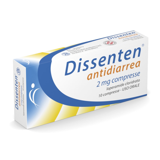 DISSENTEN ANTIDIARREA*10CPR2MG DISSENTEN ANTIDIARREA*10CPR2MG