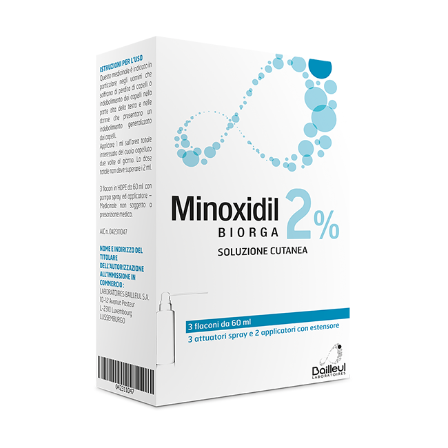 MINOXIDIL BIORGA*SOL CUT 3FL2% MINOXIDIL BIORGA*SOL CUT 3FL2%