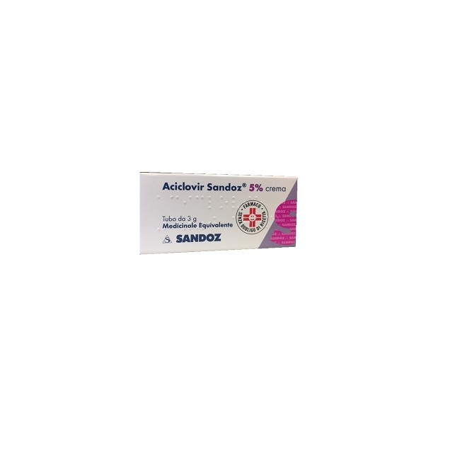 ACICLOVIR SAND*CREMA 3G 5% ACICLOVIR SAND*CREMA 3G 5%