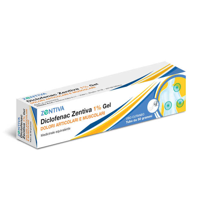 DICLOFENAC ZENTIVA*GEL 50G 1% DICLOFENAC ZENTIVA*GEL 50G 1%