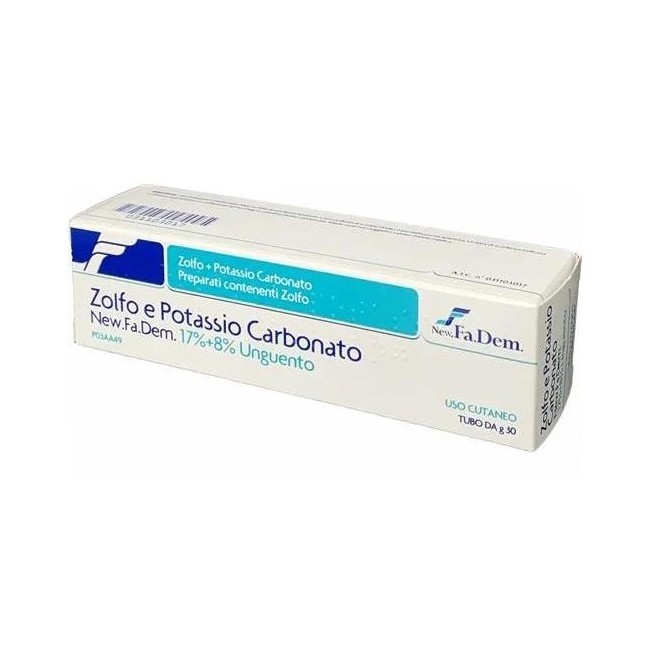 ZOLFO E POTASSIO CARBONATO*UNG ZOLFO E POTASSIO CARBONATO*UNG