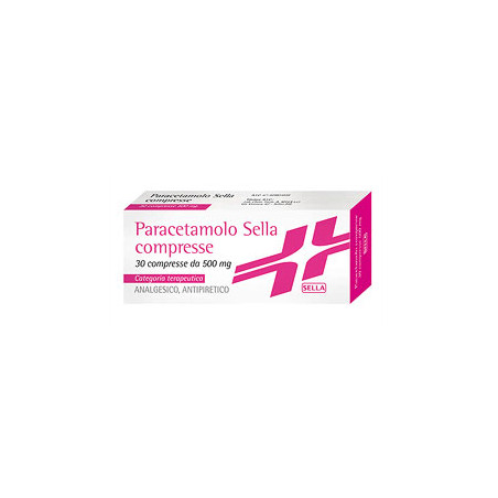 Sella Paracetamolo 500 Mg Farmaco Antipiretico Per Abbassare La Febbre 30 Compresse