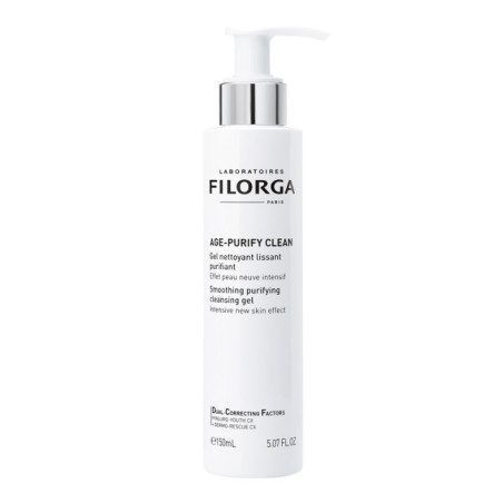 Flacone da 150 ml di Filorga Age Purify Clean Detergente Viso Levigante Purificante Per Imperfezioni.