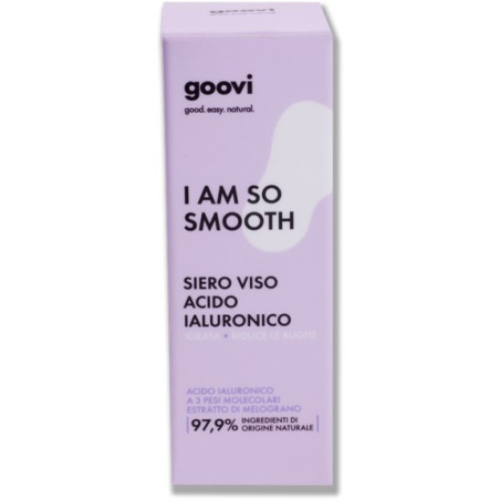 Goovi I Am So Smooth Siero per il viso con Acido Ialuronico 30 ml