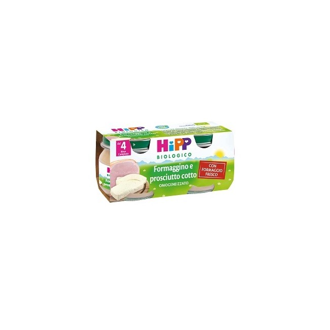 HIPP BIO OMOGENEIZZATO FORMAGGINO PROSCIUTTO 2X80 G HIPP BIO OMOGENEIZZATO FORMAGGINO PROSCIUTTO 2X80 G
