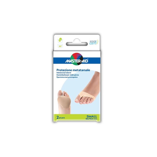 PROTEZIONE IN GEL E TESSUTO MASTER-AID FOOTCARE PER METATARSO SMALL 2 PEZZI G2 PROTEZIONE IN GEL E TESSUTO MASTER-AID FOOTCARE PER METATARSO SMALL 2 PEZZI G2