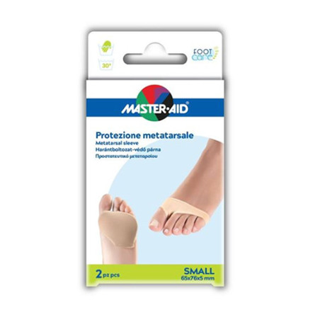 PROTEZIONE IN GEL E TESSUTO  MASTER-AID FOOTCARE PER METATARSO SMALL 2 PEZZI G2