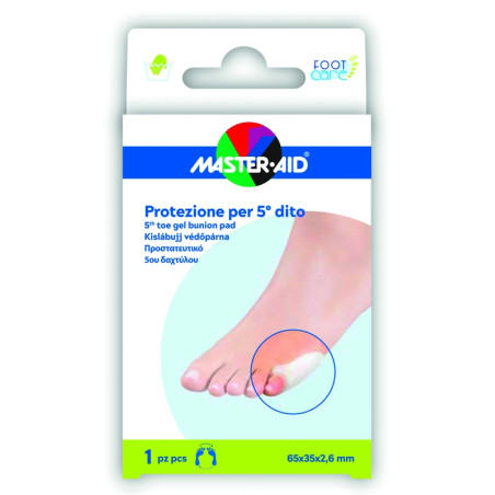 PROTEZIONE IN GEL MASTER-AID FOOTCARE 5 DITO 1 PEZZO C15 PROTEZIONE IN GEL MASTER-AID FOOTCARE 5 DITO 1 PEZZO C15