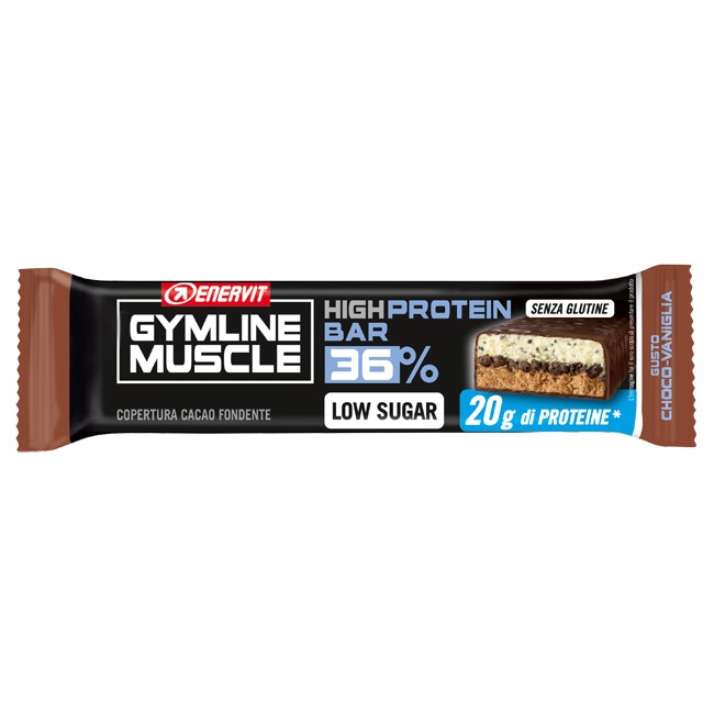 GYMLINE 20 G PROTEINBAR CHOCO/VANIGLIA 55 G GYMLINE 20 G PROTEINBAR CHOCO/VANIGLIA 55 G