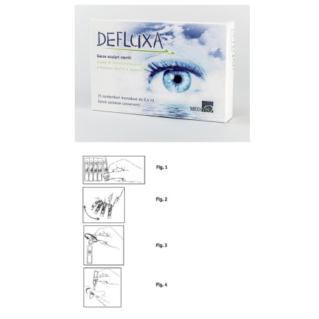 DEFLUXA GOCCE OCULARI 15 CONTENITORI MONODOSE DA 0,4 ML DEFLUXA GOCCE OCULARI 15 CONTENITORI MONODOSE DA 0,4 ML