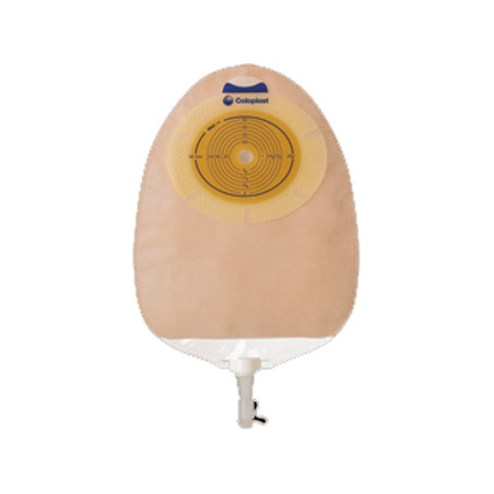 SACCA RICOPERTA IN TNT SISTEMA MONOPEZZO PER UROSTOMIA CON MULTICHAMBER SENSURA RITAGLIABILE 10/76 MM MAXI 400 ML 30 PEZZI