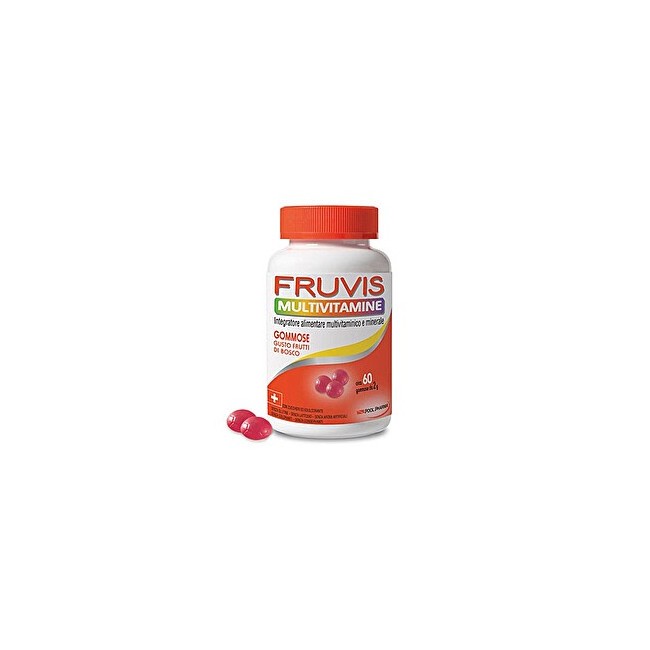 FRUVIS MULTIVITAMINE GOMMOSE 60 GELATINE DA 2 G FRUVIS MULTIVITAMINE GOMMOSE 60 GELATINE DA 2 G