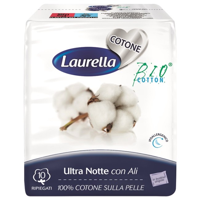 ASSORBENTE LAURELLA PER DONNA IN COTONE ULTRA ALI NOTTE 10 PEZZI ASSORBENTE LAURELLA PER DONNA IN COTONE ULTRA ALI NOTTE 10 PEZZI
