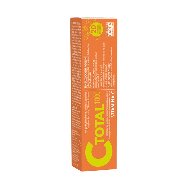 C TOTAL 1000 VITAMINA C 20 COMPRESSE EFFERVESCENTI C TOTAL 1000 VITAMINA C 20 COMPRESSE EFFERVESCENTI