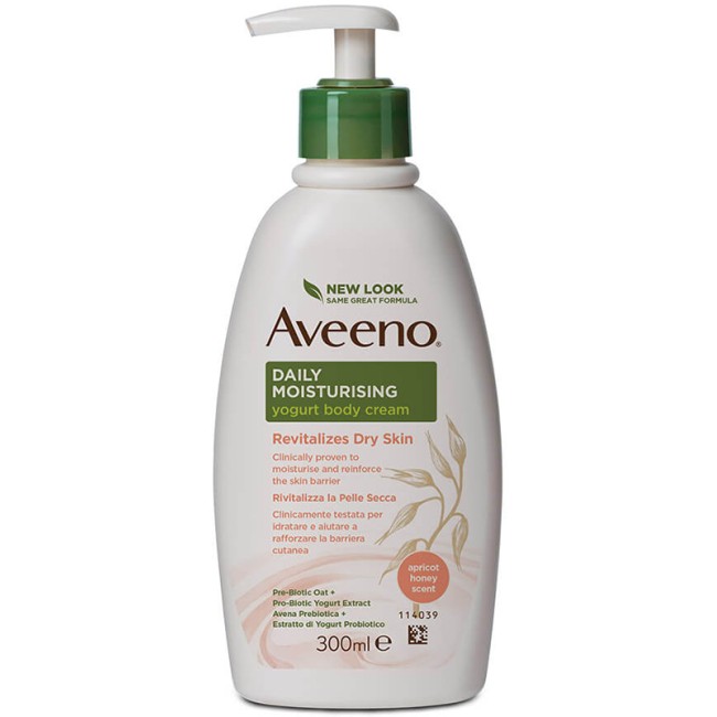 AVEENO CREMA CORPO YOGURT ALBICOCCA&MIELE 300 ML AVEENO CREMA CORPO YOGURT ALBICOCCA&MIELE 300 ML