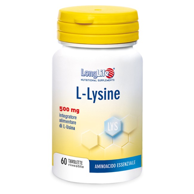 LONGLIFE L-LYSINE 500MG 60 TAVOLETTE LONGLIFE L-LYSINE 500MG 60 TAVOLETTE
