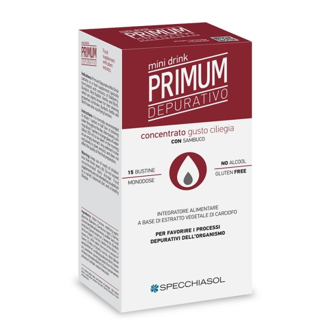 PRIMUM DEPURATIVO MINIDRINK CILIEGIA 15 STICK DA 10 ML PRIMUM DEPURATIVO MINIDRINK CILIEGIA 15 STICK DA 10 ML