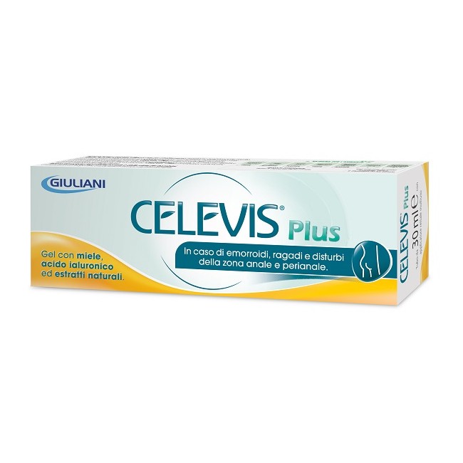 Tubo da 30 ml di Celevis Plus, gel per emorroidi e ragadi anali. Tubo da 30 ml di Celevis Plus, gel per emorroidi e ragadi anali.