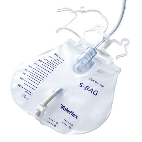 non caricare SACCA DI DRENAGGIO LETTO PER INCONTINENZA 2000ML IN PVC CON VALVOLA DI NON RITORNO E SCARICO STERILE G