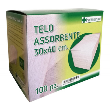 TELO ASSORBENTE 30X40CM 100 PEZZI TELO ASSORBENTE 30X40CM 100 PEZZI