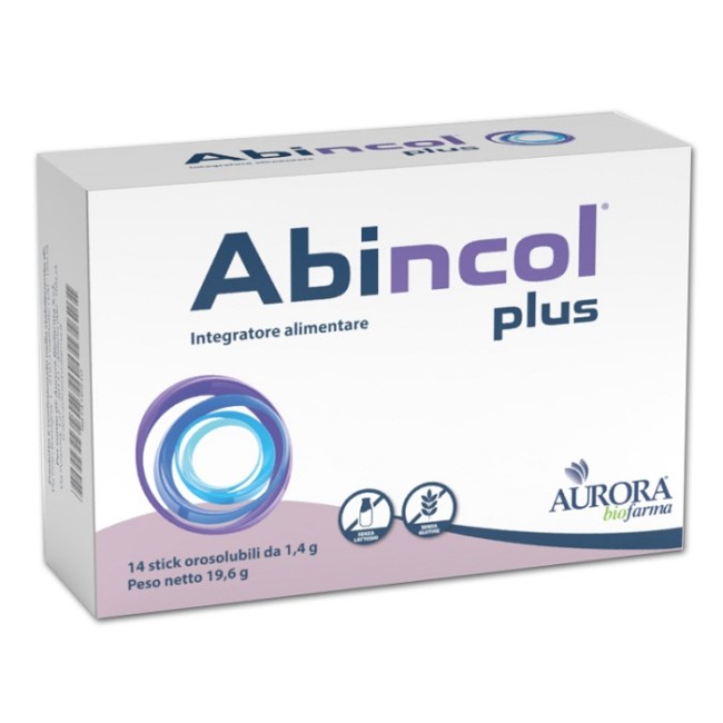ABINCOL PLUS 14 STICK OROSOLUBILI ABINCOL PLUS 14 STICK OROSOLUBILI