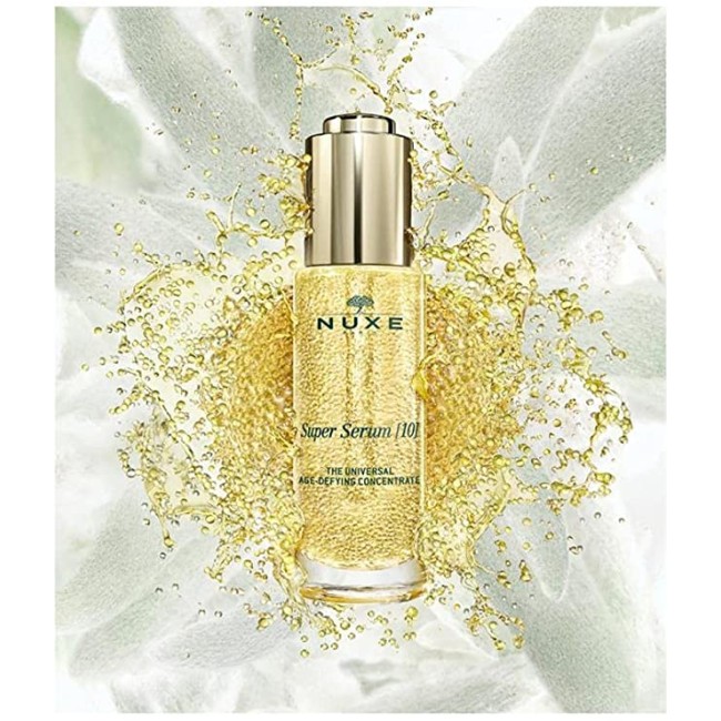 Flacone da 30 Ml di Nuxe Super Serum 10 siero concentrato anti age anti rughe. Flacone da 30 Ml di Nuxe Super Serum 10 siero concentrato anti age anti rughe.